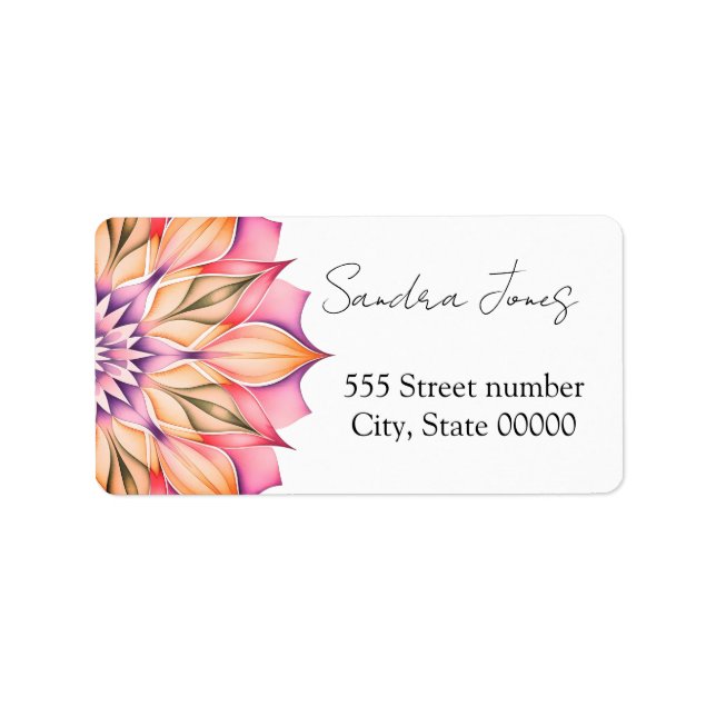 Gorgeous address labels adressaufkleber (Vorne)