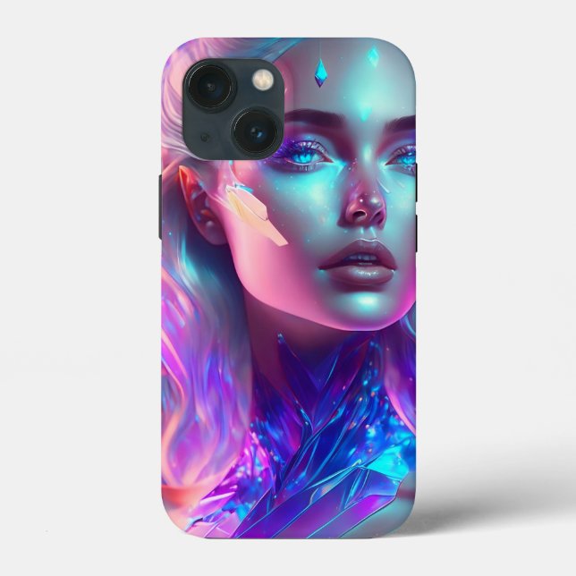 Gorgeous Ai Art Hübsch Icy Glass wie Woman Case-Mate iPhone Hülle (Rückseite)