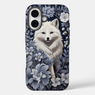 Gorgeous Arctic Fox William Morris Inspiriert iPhone 16 Hülle