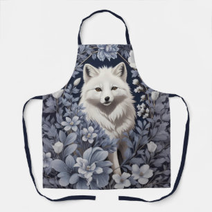 Gorgeous Arctic Fox William Morris Inspiriert Schürze
