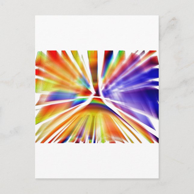 GORGEOUS ART PAINT SPRITZER POSTKARTE (Vorderseite)