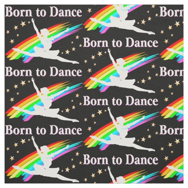 Gorgeous Ballerina und Dancer Rainbow Fabric Stoff (Muster)