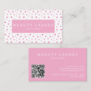 Gorgeous Beauty Lashes alle Berufe QR Code Visitenkarte