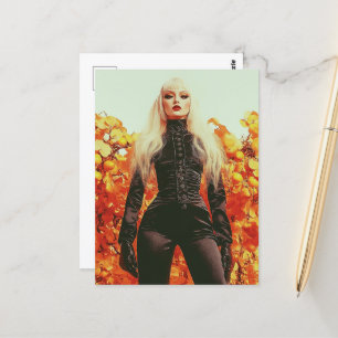 Gorgeous Blond Woman Postkarte