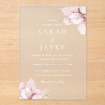 Gorgeous Blush Flower Petals Elegant Wedding