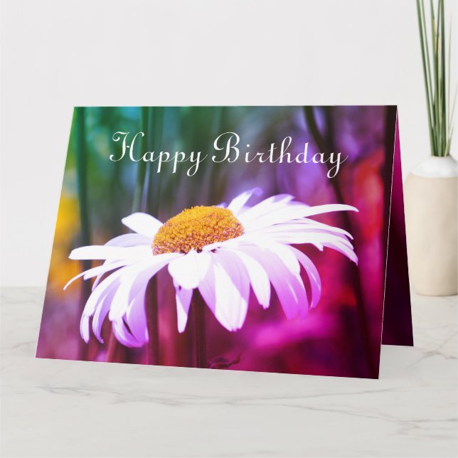Gorgeous Bright Happy Birthday Karte (Vorderseite)