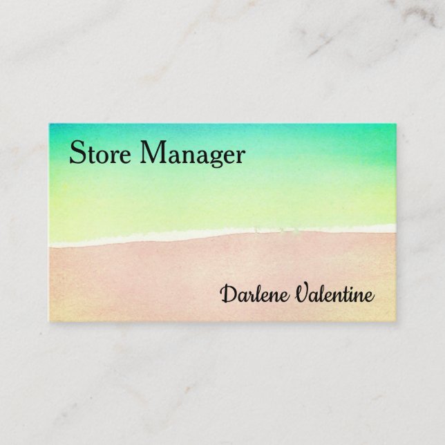 Gorgeous business cards visitenkarte (Vorderseite)