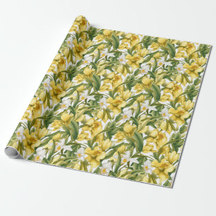 Gorgeous Daffodils Pattern Geschenkpapier