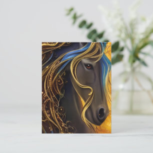 Gorgeous Dark Horse Triptych Postkarte