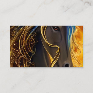 Gorgeous Dark Horse Triptych Visitenkarte