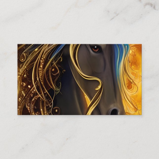 Gorgeous Dark Horse Triptych Visitenkarte (Vorderseite)