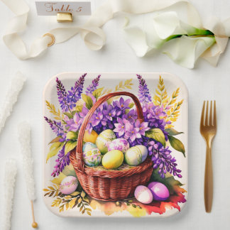 Gorgeous Easter paper plates Pappteller