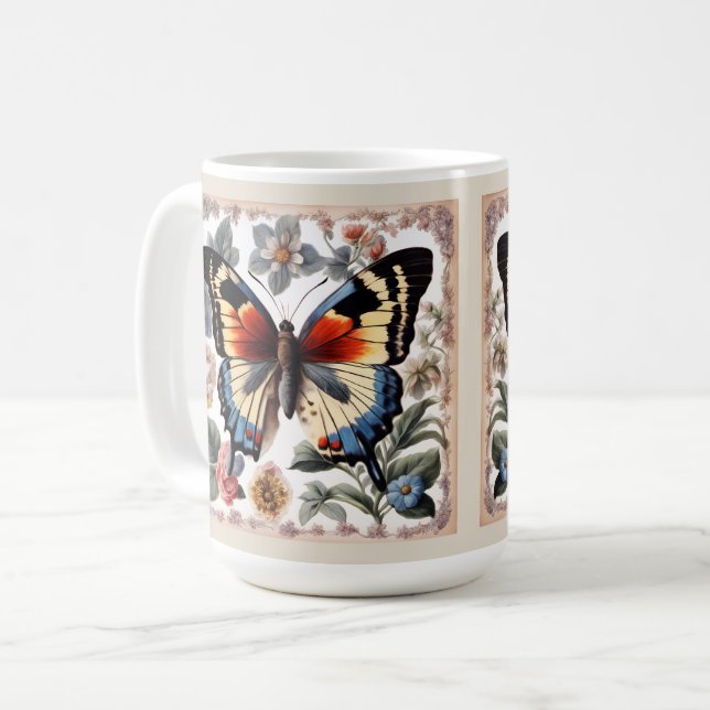 Gorgeous Giant Butterfly Kaffeetasse (Vorderseite Links)