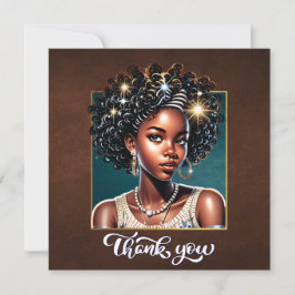 Gorgeous Girl Gratitude Card Einladung