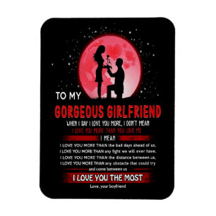 Gorgeous Girlfriend Für meine wunderbare Freundi Magnet