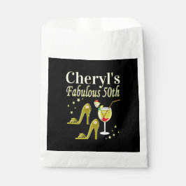 GORGEOUS GOLD 50. GEBURTSTAG DESIGN GESCHENKTÜTCHEN