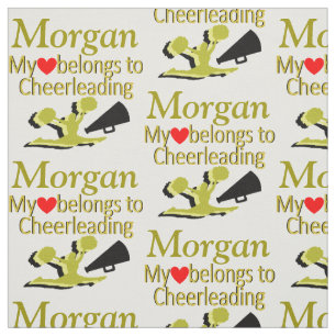 GORGEOUS GOLD CUSTOM CHEERLEADFABRIC STOFF