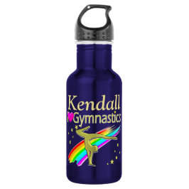 GORGEOUS GOLD CUSTOM GYMNAST WASSERFLASCHE