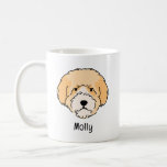 Gorgeous Goldendoodle Dog Kaffeetasse<br><div class="desc">Celebrate your furry friend every day with this gorgeous Goldendoodle mug,  personalized with your dog's name.

Makes the perfect gift for the goldendoodle dog mom or dog dad that has everything!</div>
