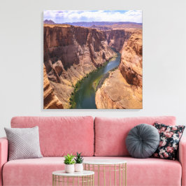 Gorgeous Grand Canyon And Colorado River Landscape Leinwanddruck