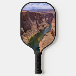 Gorgeous Grand Canyon And Colorado River Landscape Pickleball Schläger