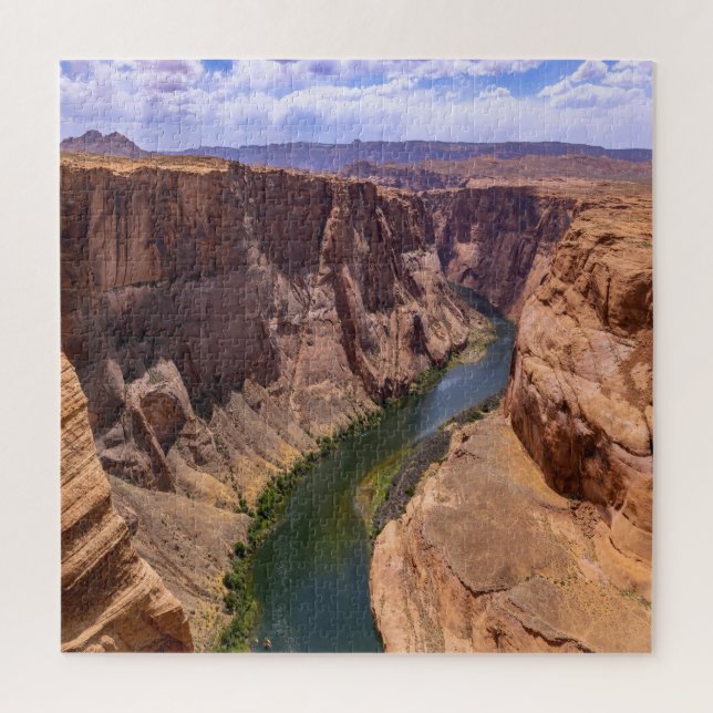 Gorgeous Grand Canyon And Colorado River Landscape Puzzle (Vertikal)