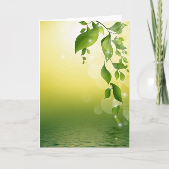 GORGEOUS GREEN VINES KARTE (Vorderseite)