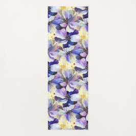 Gorgeous handgemalt Wasserfarben Botanisch floral Yogamatte