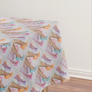 GORGEOUS HI HEELSE TISCHDECKE