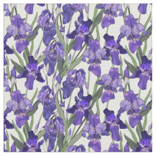 Gorgeous Iris Fabric Stoff