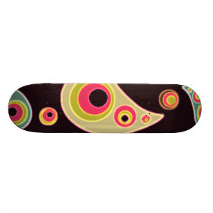 GORGEOUS MULTI SWIRL SKATEBOARD