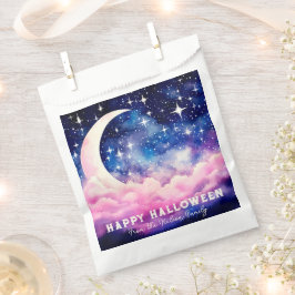 Gorgeous Night Sky Crescent Moon Halloween Geschenktütchen