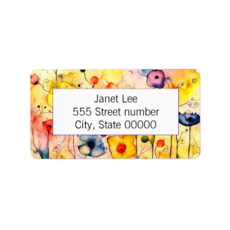 Gorgeous one of a-kind address labels adressaufkleber