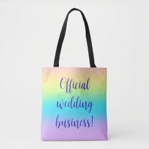 Gorgeous Pastel Rainbow Gradient Wedding