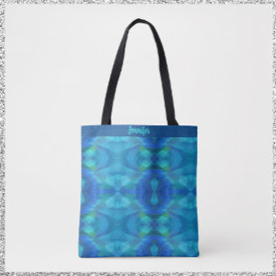 Gorgeous Peacock Blue Abstrakt