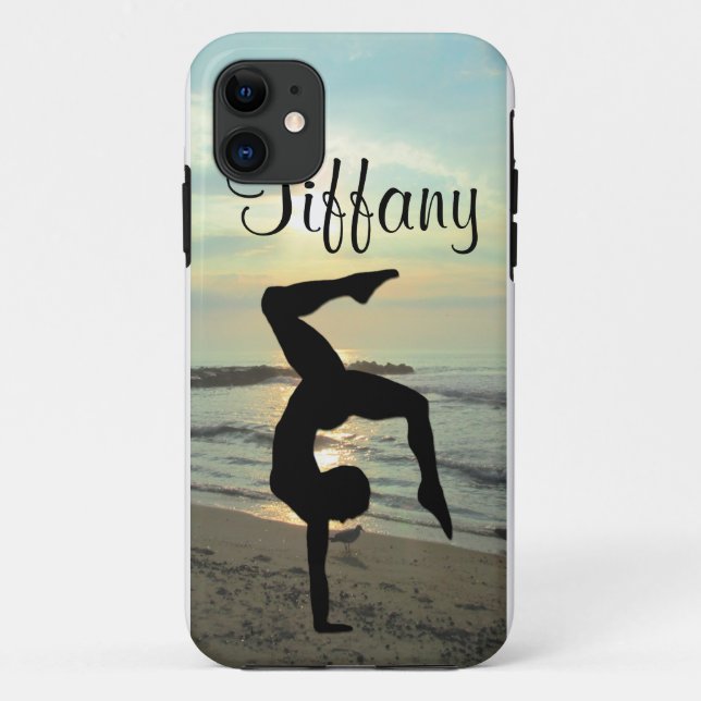 GORGEOUS PERSONALISIERT GYMNASTICS IPHONE FALL Case-Mate iPhone HÜLLE (Rückseite)