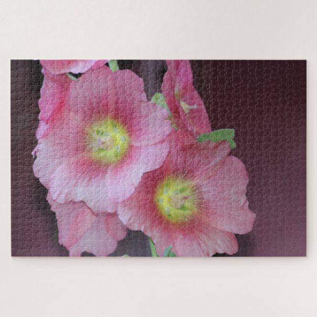 Gorgeous Pink Flower Puzzle (Horizontal)