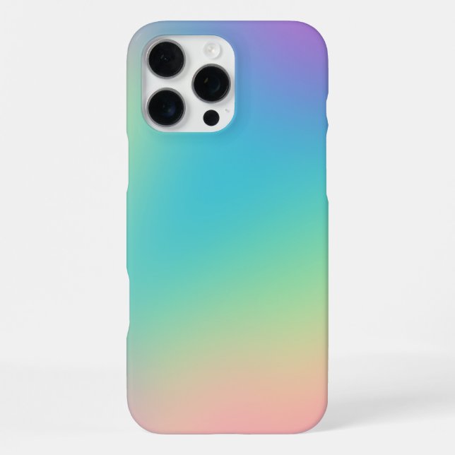 Gorgeous Rainbow Gradient iPhone Hülle (Rückseite)