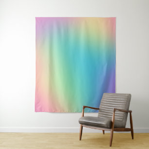 Gorgeous Rainbow Gradient Wandteppich