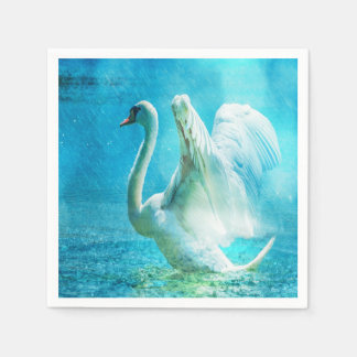 Gorgeous Swan Paper Napkins Serviette