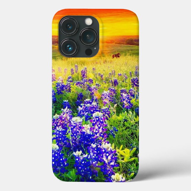 Gorgeous Texas bluebonnets Case-Mate iPhone Hülle (Rückseite)