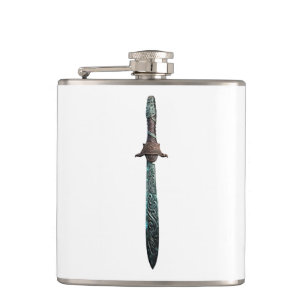 Gorgeous Vinyl Wrapped Flask with Principent Flachmann