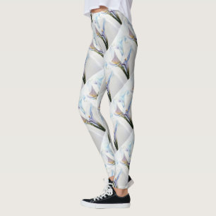 GORGEOUS WHITE CALLA LILILIES   LEGGINGS