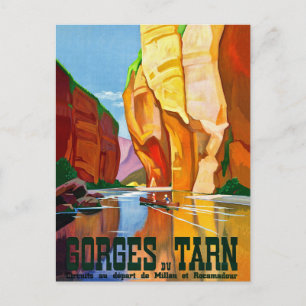 Gorges du Tarn Canyon, Frankreich Postkarte