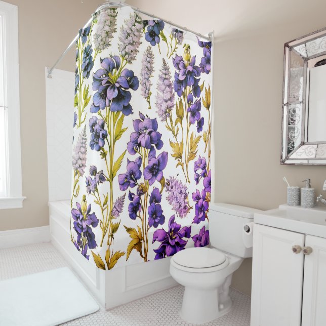 Gorgeus floral duschvorhang (Beispiel)