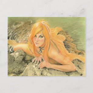 Gorgona Mermaid Postcard Postkarte