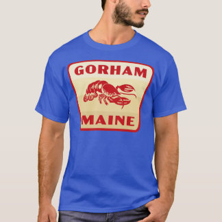 Gorham Maine Retro Abzeichen Tan T-Shirt
