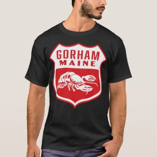 Gorham Maine Retro Shield White T-Shirt