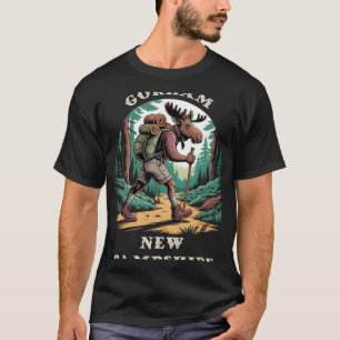 Gorham New Hampshire Nh Berge Wanderweg Moo T-Shirt