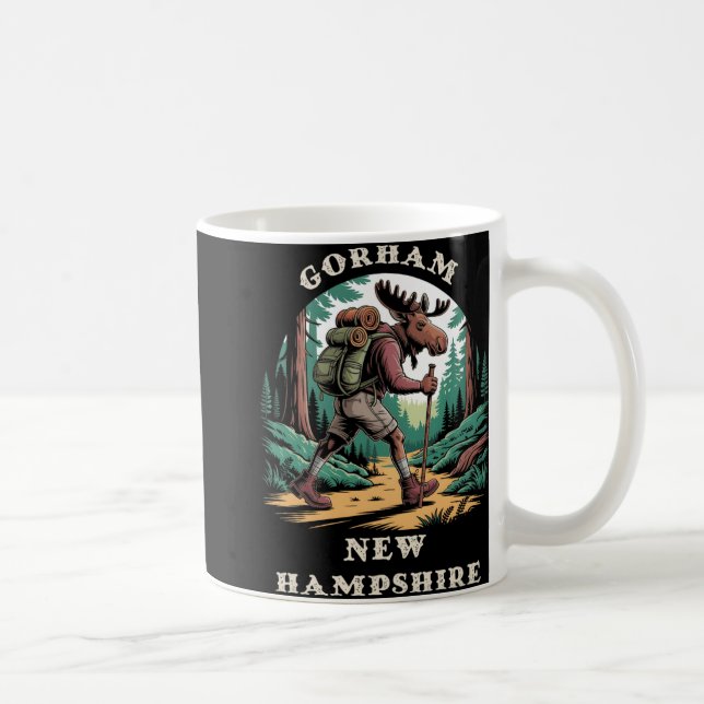 Gorham New Hampshire Nh Mountains Hiking Trail Moo Kaffeetasse (Rechts)
